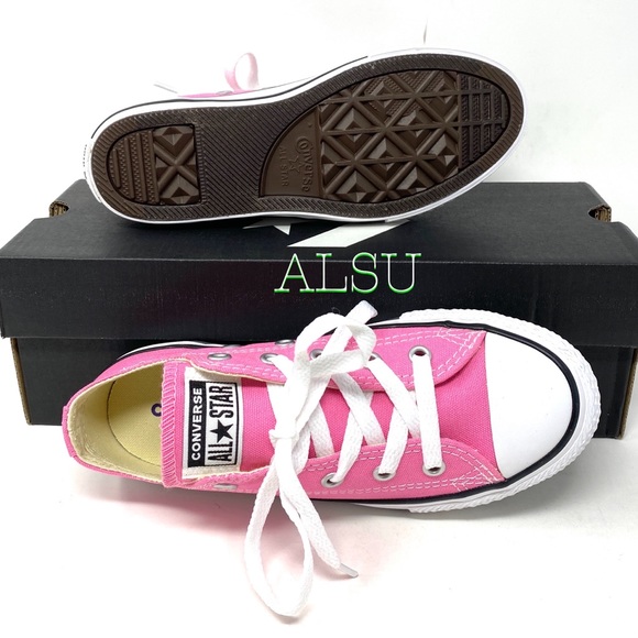 Converse Chuck Taylor Shoes Kid’s All Star Classi Low Pink Casual Size 3J238 - Picture 3 of 10